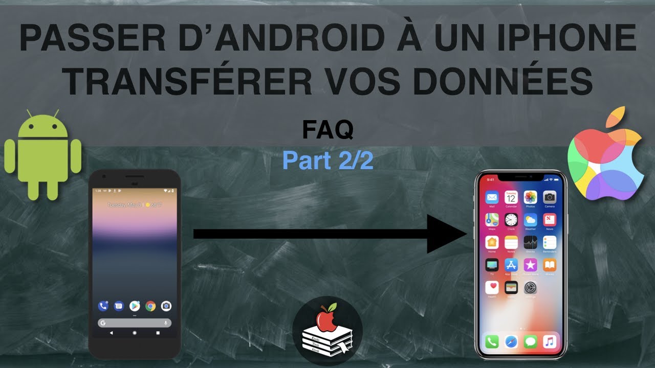TRANSFÉRER VOS DONNÉES, PASSER D’ANDROID À UN IPHONE (FAQ) P2/2 - 2019