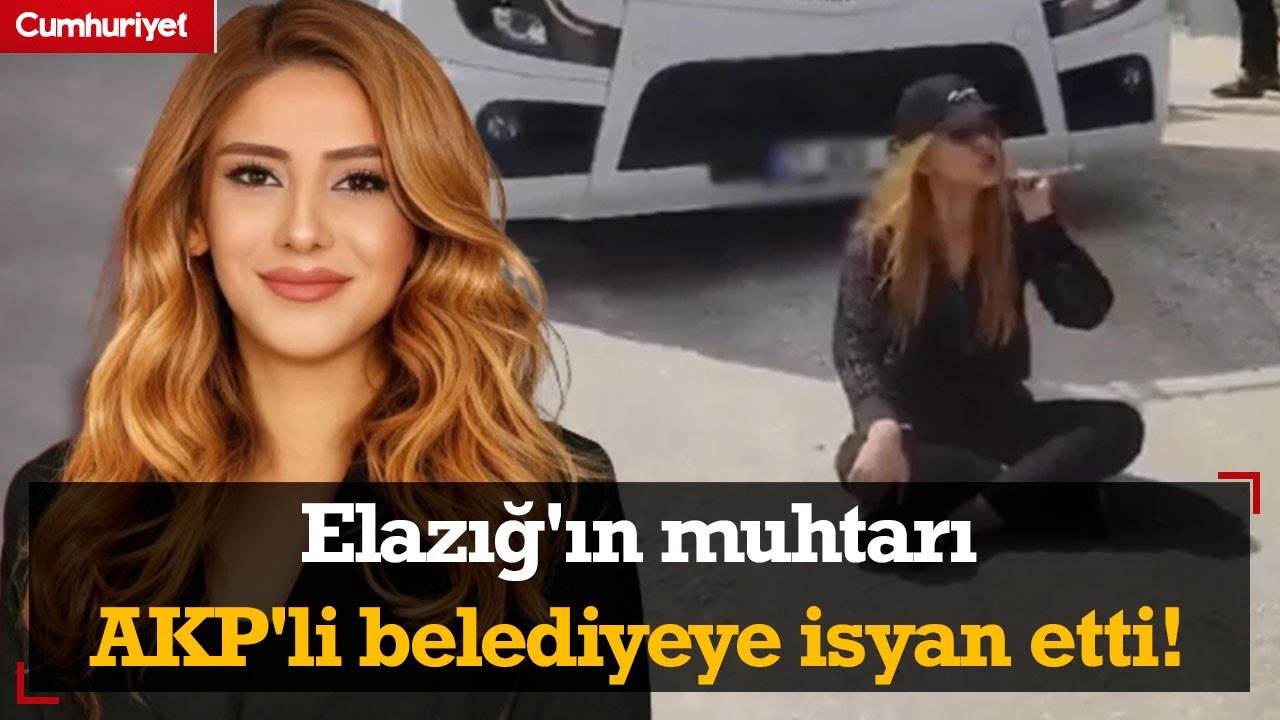 Elazığ'ın muhtarı AKP'li belediyeye isyan etti: 'O müdür buraya gelecek!'