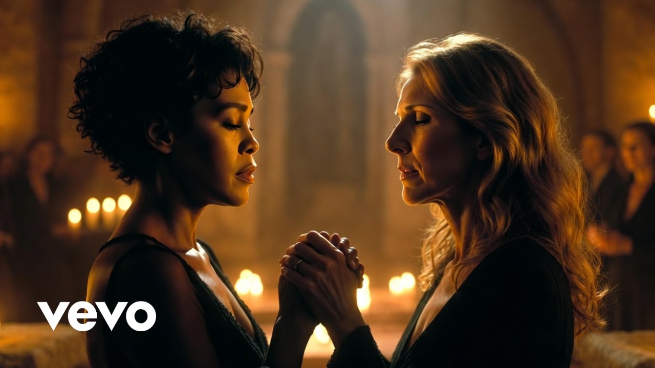 Celine Dion ft Whitney Houston - When the angels sing (AI Music)