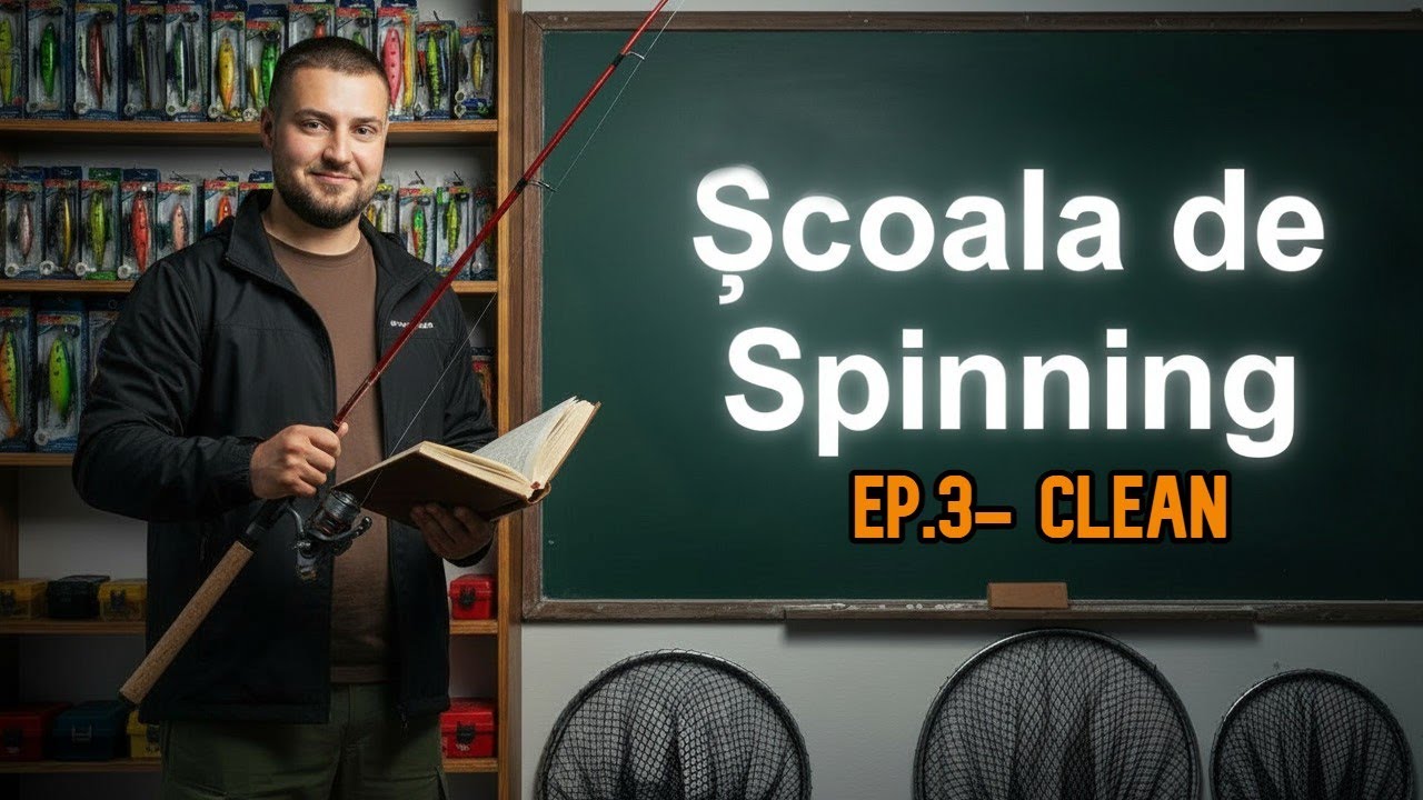 Școala de Spinning #3 – Tot ce trebuie să știi despre pescuitul la CLEAN