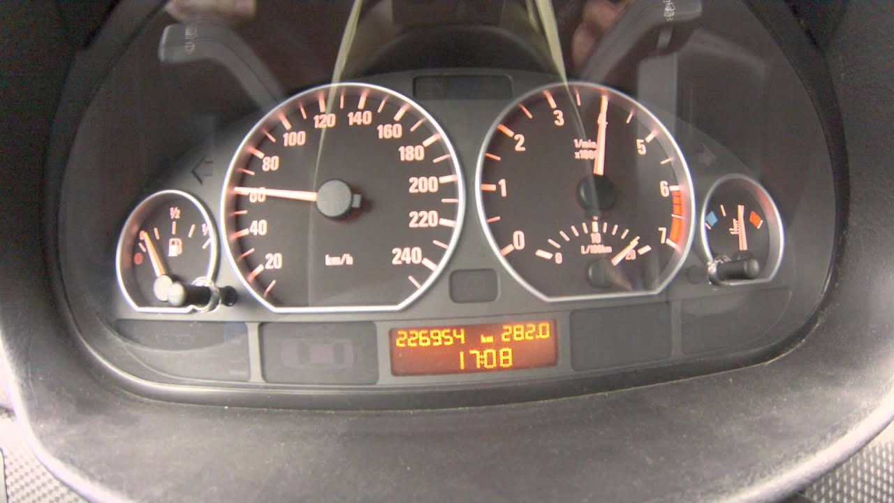 BMW E46 330i acceleration 50-200 km/h