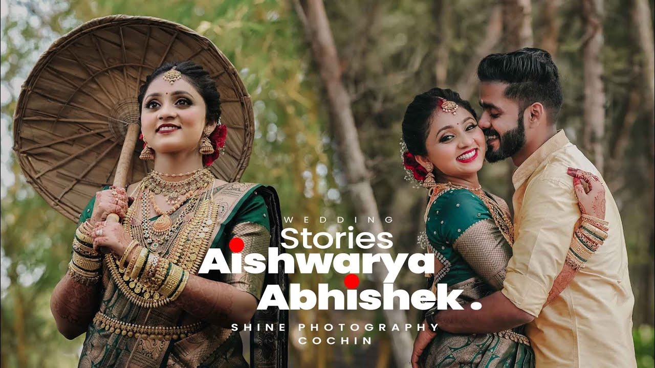 Best Kerala Wedding Highlights|Shine photography Cochin|AISHWARYA ABHISHEK