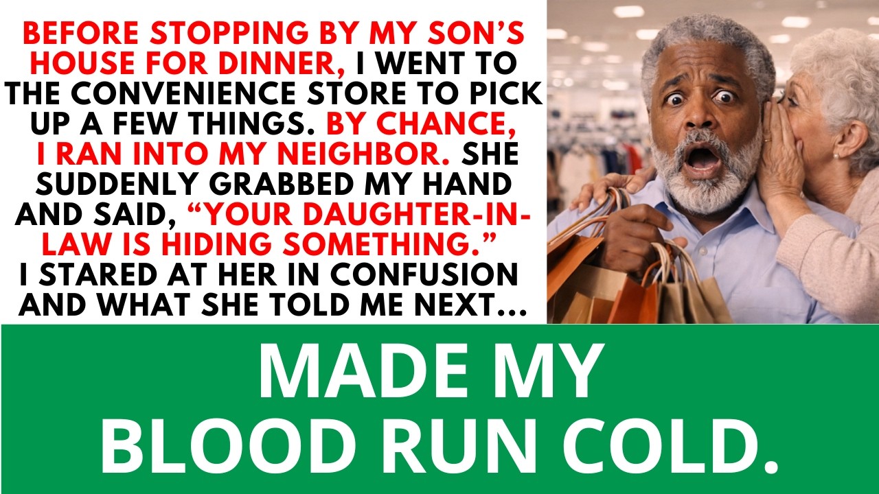 At The Convenience Store, My Neighbor Grabbed My Hand And Said, ‘Your Daughter... Love Dad Stories.