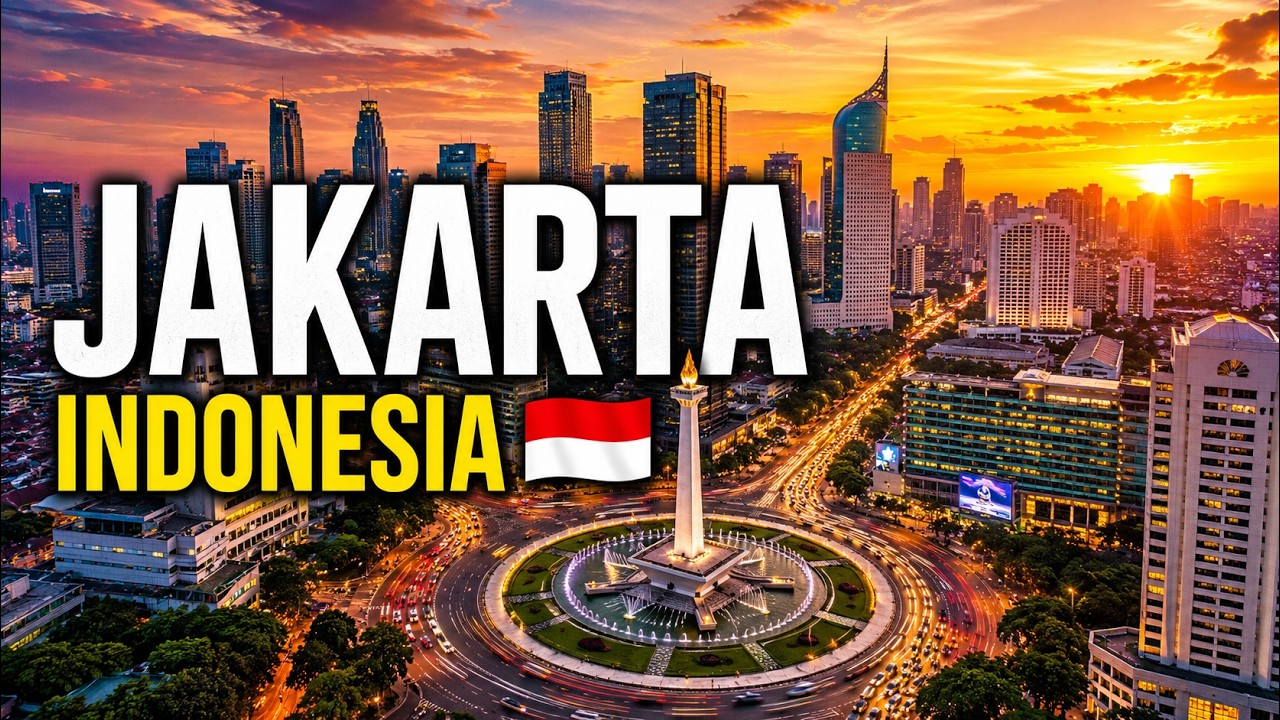 Jakarta, Indonesia 🇮🇩 in 4K HDR 60FPS BEST OF 2025 Dolby Vision
