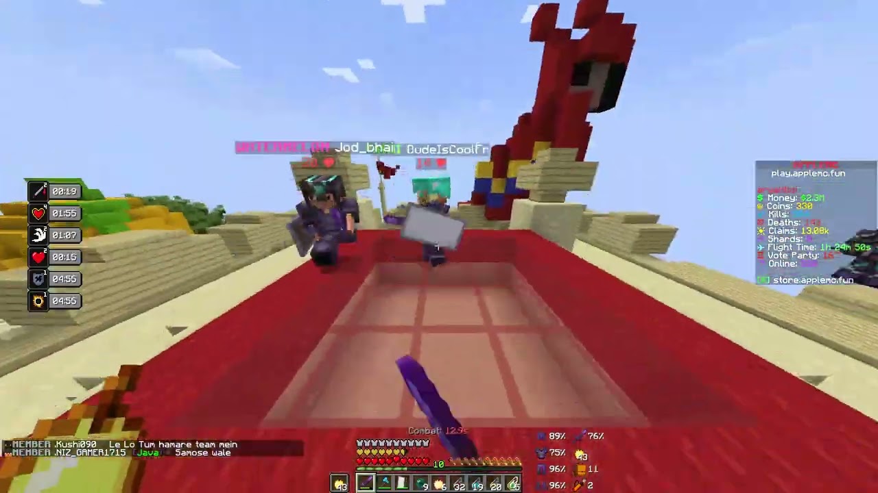 One more apple mc ban clip NotResponse and TereikFoxYT #applemc #minecraft