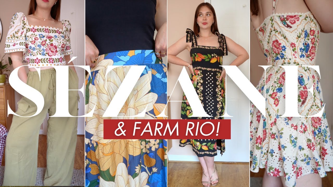 S&Eacute;ZANE X FARM RIO / Try On & Review | UK 12 / US 8 + ATOLEA Waterproof Jewellery 💎 AD