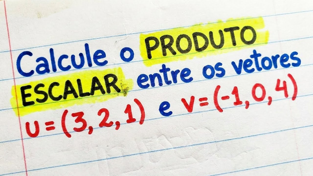 Aprenda Tudo Sobre o Produto Escalar de Vetores