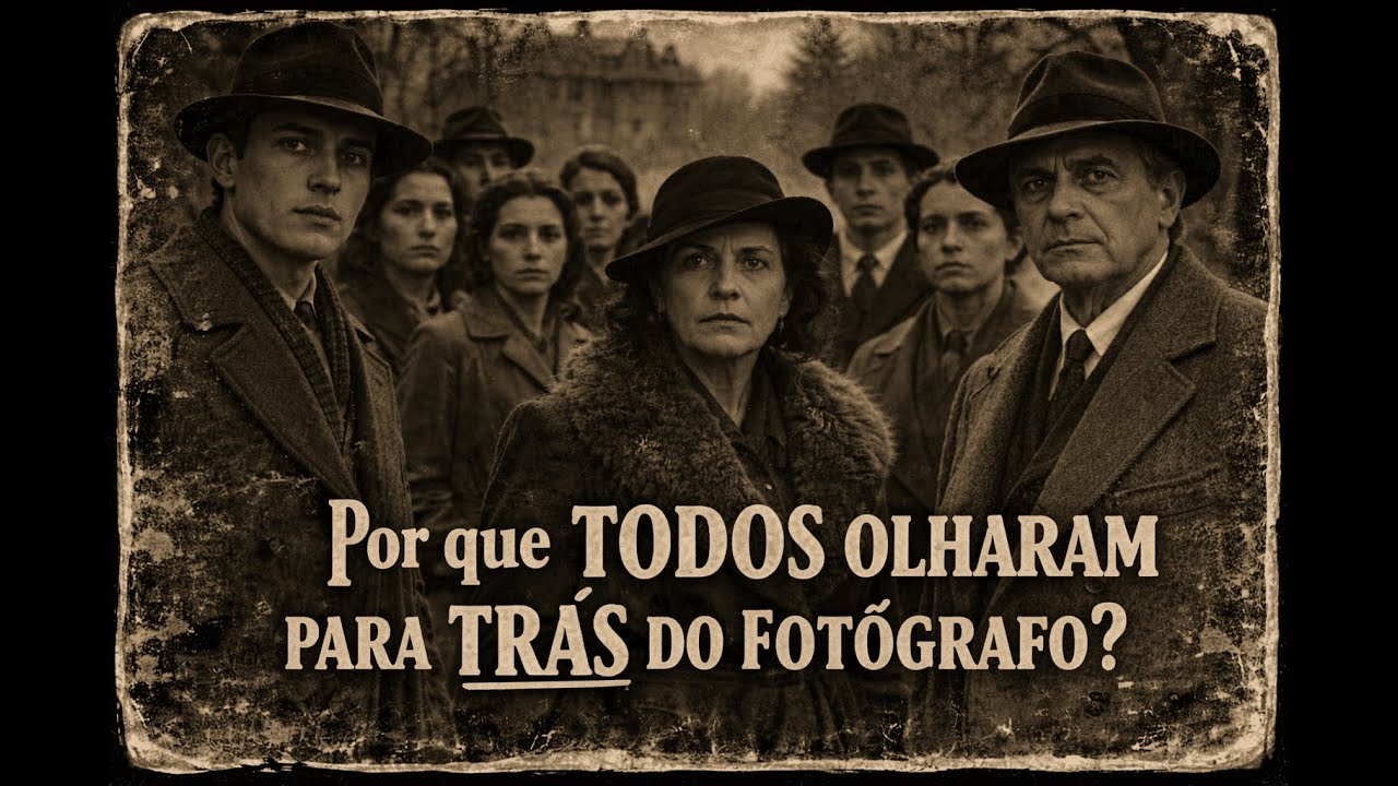 Por que TODOS olharam para trás do fotógrafo nessa foto antiga?