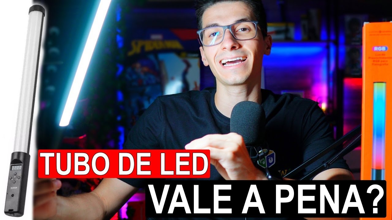 Comprei o BASTÃO DE LED RGB mais BARATO do MERCADO LIVRE