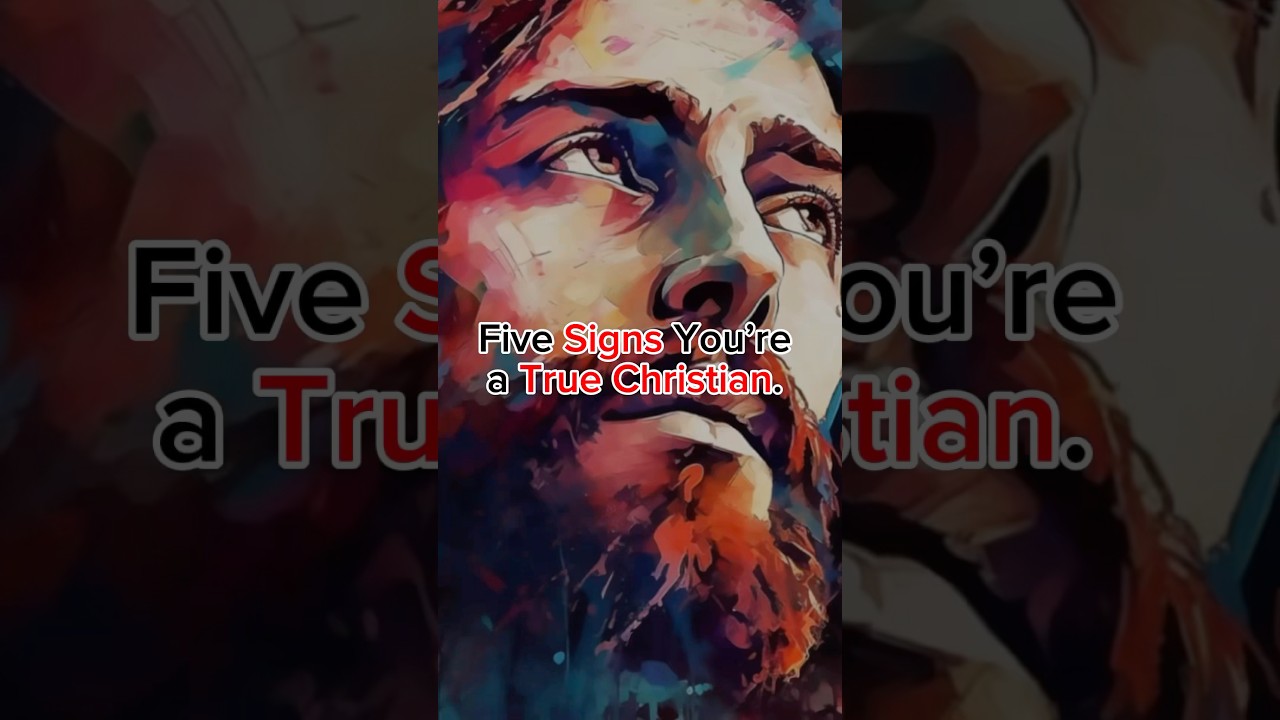Five signs you&rsquo;re a true Christian. #jesus #viral ￼