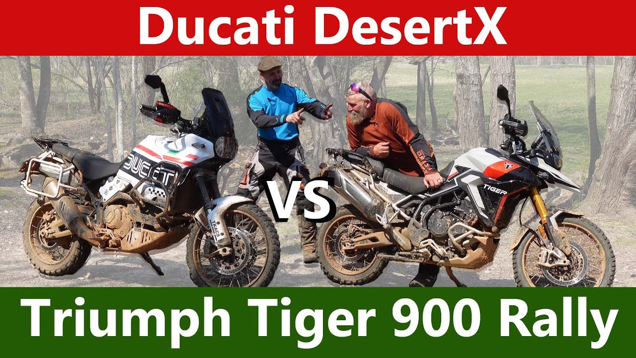 Triumph Tiger 900 Rally Pro 2024 года против Ducati DesertX