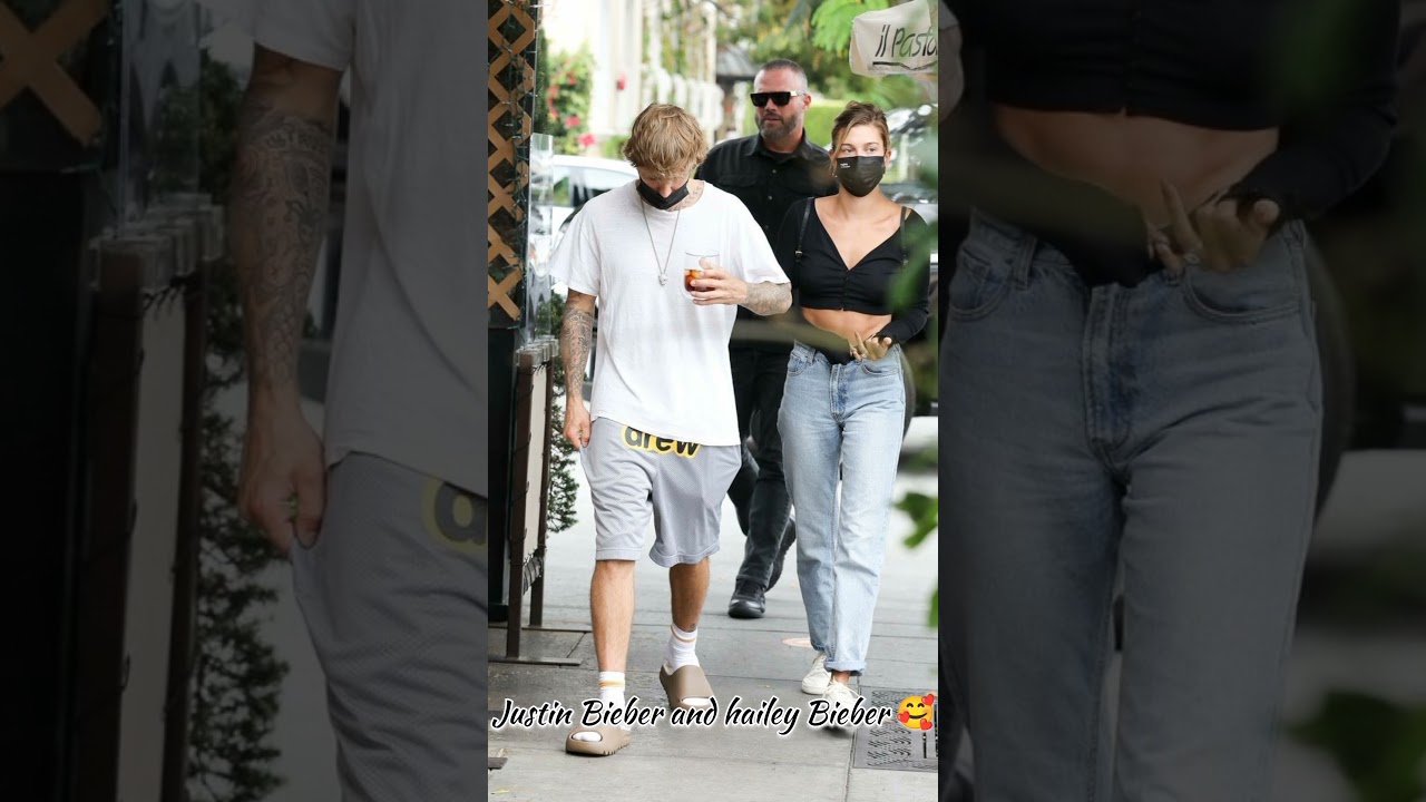 holding hands 🥰 #justinbieber #haileybieber