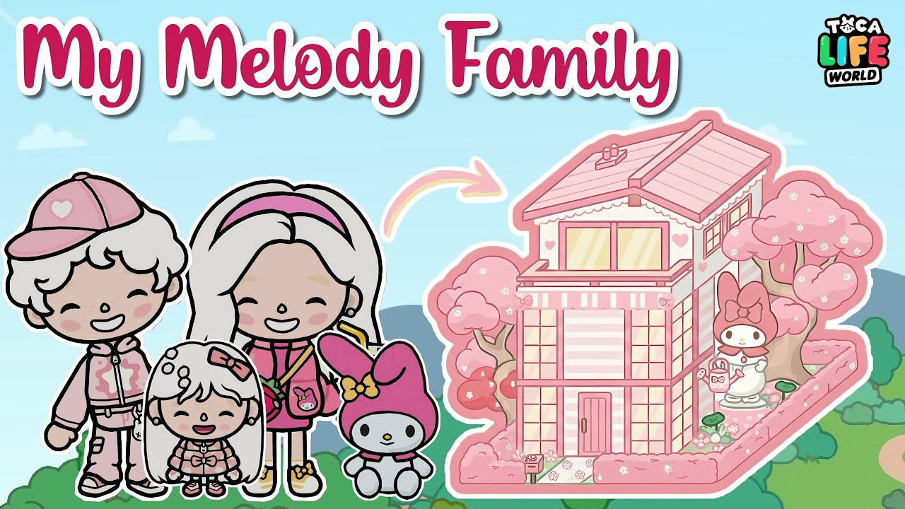My Melody Family In Tatami Townhouse
