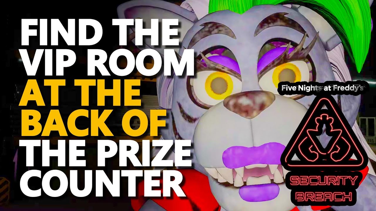 Find the VIP room at the back of the Prize Counter Freddy FNAF