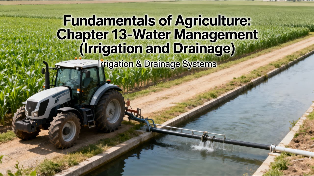 Water Management Part 2 Fundamental of Agriculture | Arun Katyayan | (Irrigation and Drainage)
