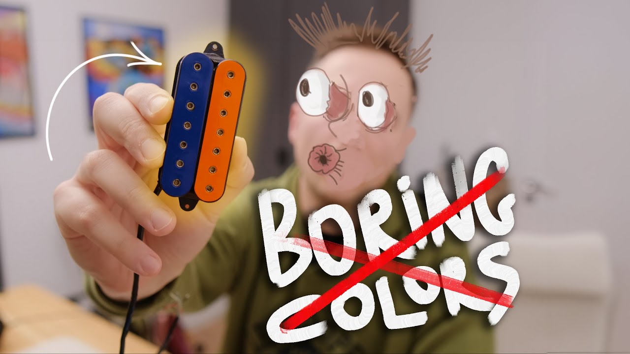 COLORED guitar PICKUPS for dirt cheap (Dimarzio, Seymour Duncan, BKP, everything)