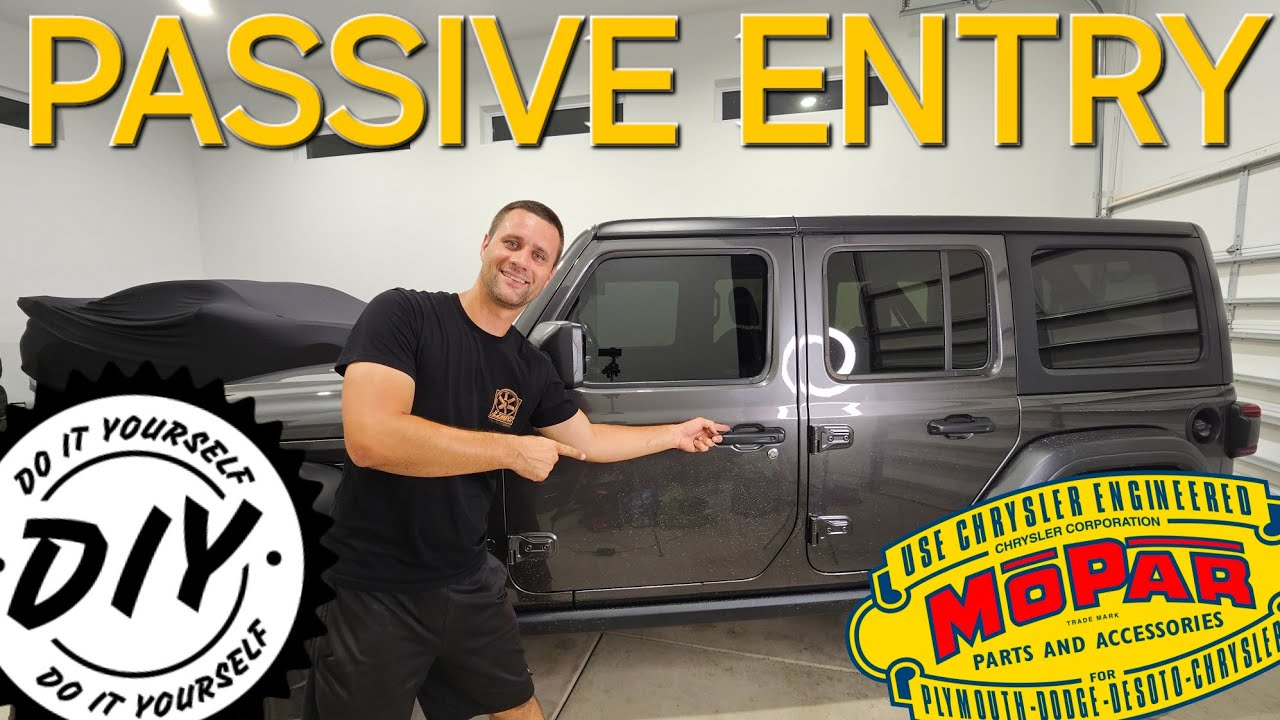 ADDING OEM Passive ENTRY On Your Jeep Wrangler JL Jeep Gladiator JT HOW TO DIY