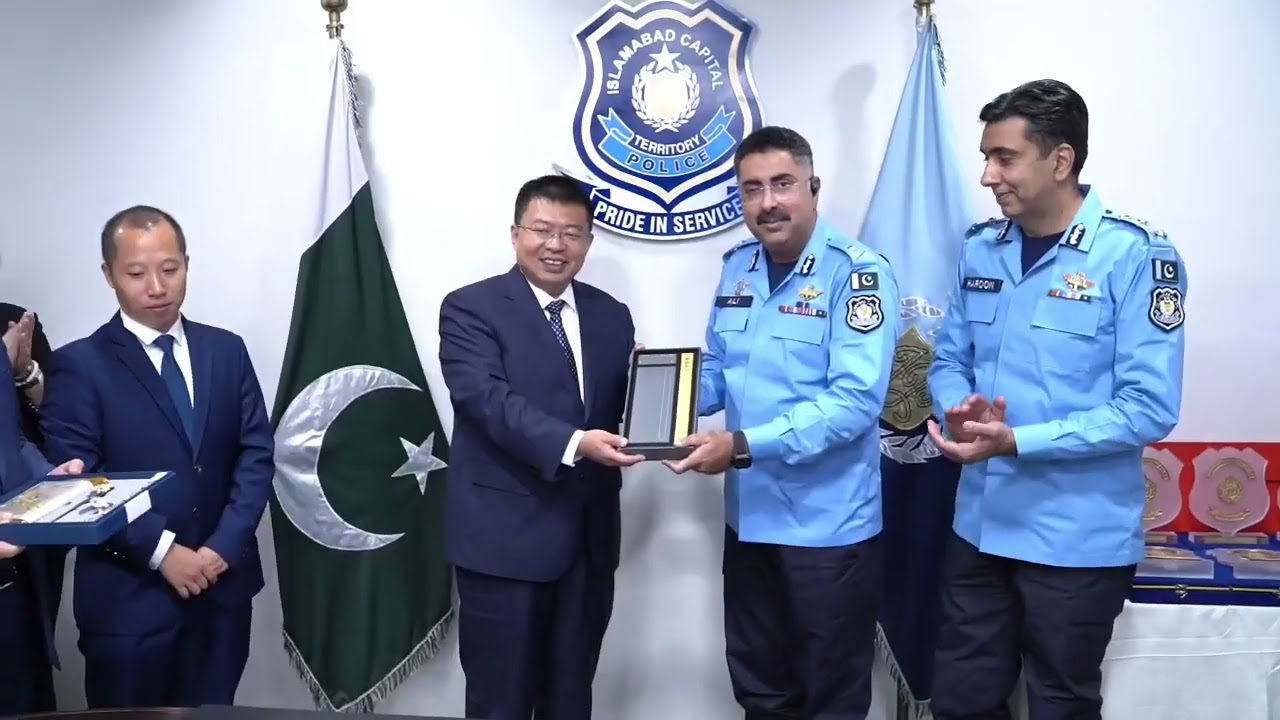 IG Islamabad Meets Delegation from Beijing Police Department at Central Police Office