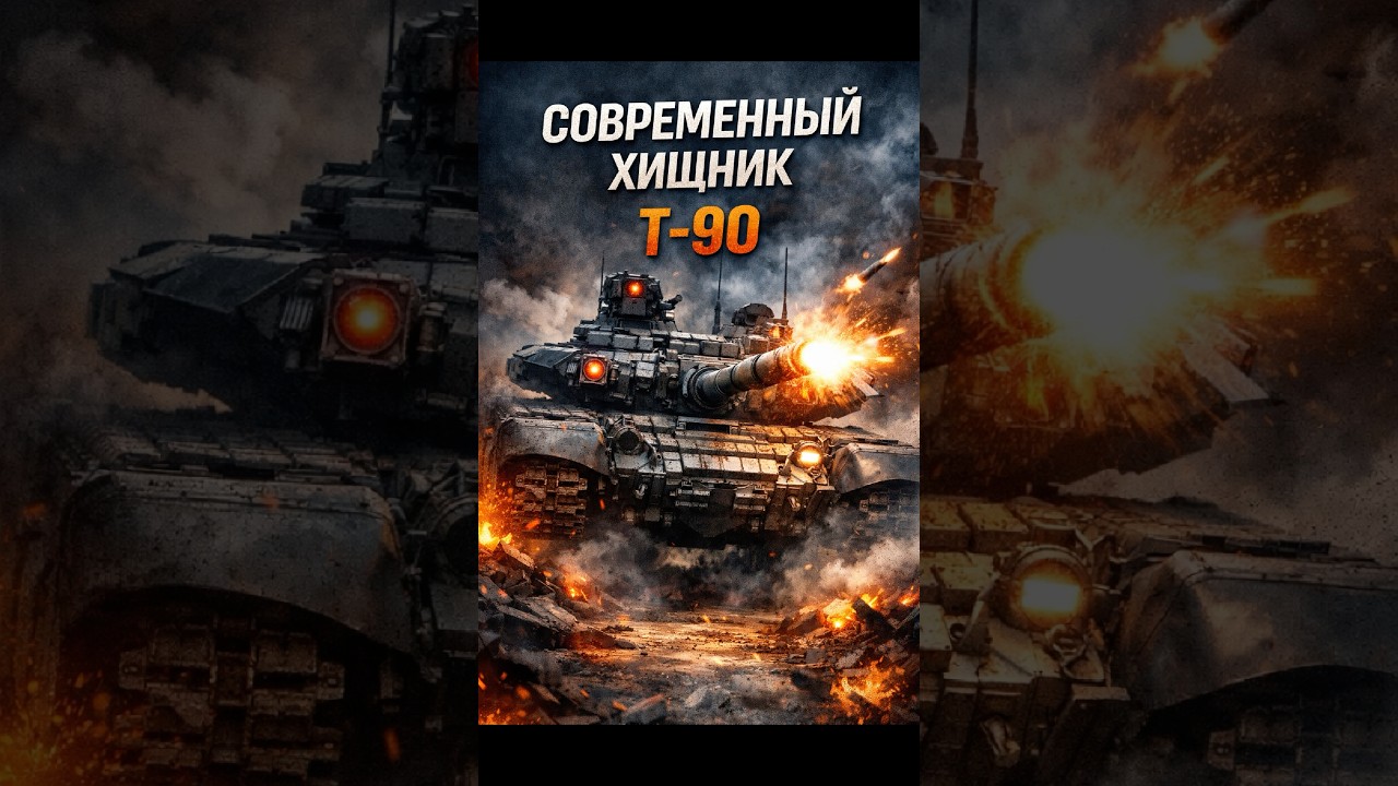 Почему Т-90 ДО СИХ ПОР БОЯТСЯ? Разбор танка-хищника #т90 #танк #военнаятехника #tank  #tanks