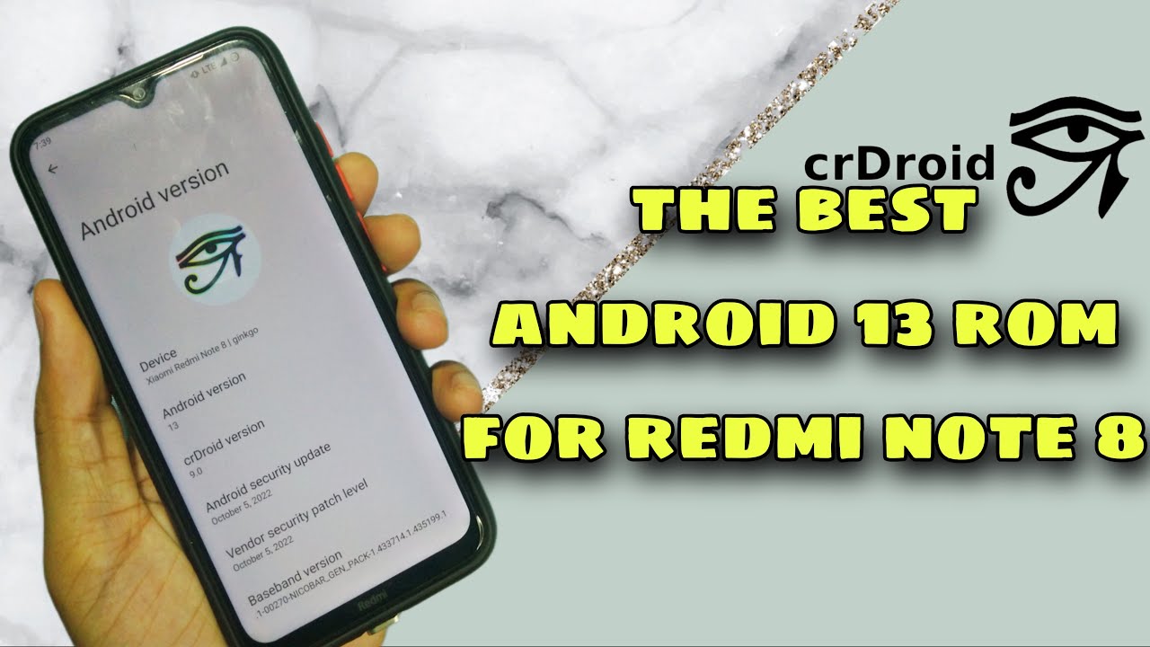 The Best ROM for Redmi Note 8/T - crDroid V9.0 - Android 13 - In-depth Review - Xiaomi