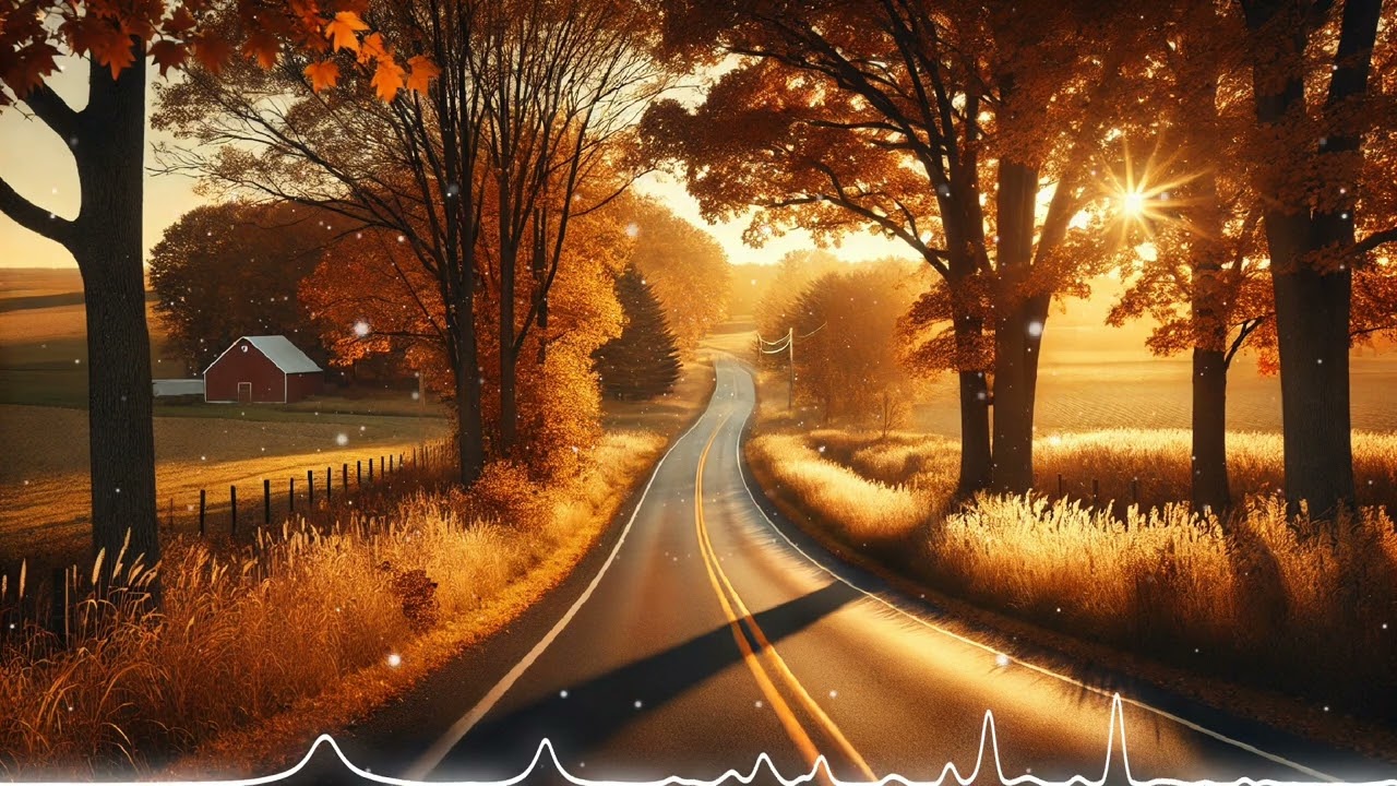 A quiet country road 1-Relaxing Country Music 🍂 Acoustic Guitar for Calm, Focus & Stress Relief