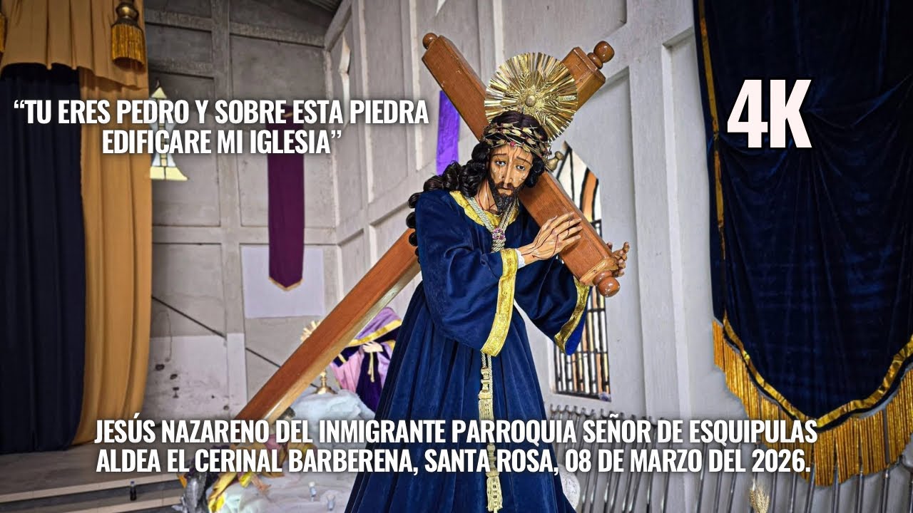 Procesión Jesús Nazareno del Migrante Aldea el Cerinal Barberena, Santa Rosa. 2026
