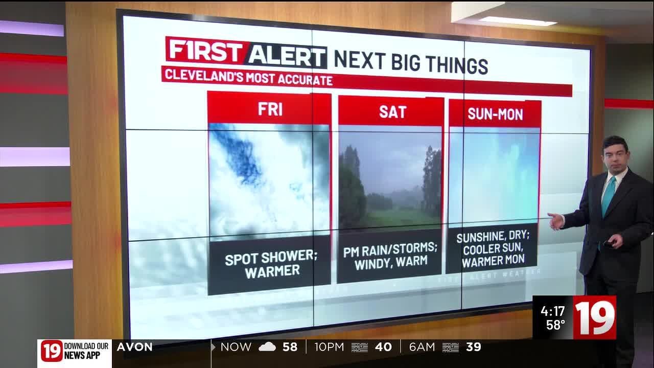 Northeast Ohio weather: Foggy tonight, next round of rain arrives Saturday