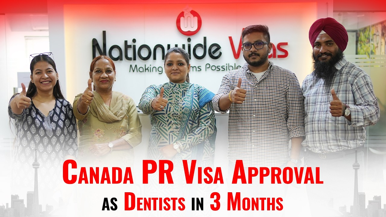 Canada PR Approved in Just 3 Months | CRS 1037 | NOC 31110 Dentist | Success Story