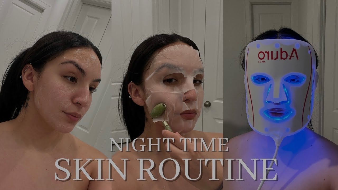 My Night Skincare Routine Using LED Therapy | Easy and Affordable