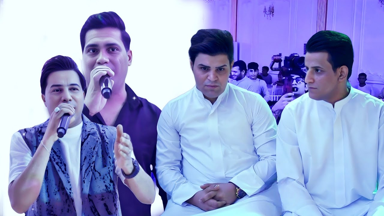 حنة (مصطفى عادل وسيف راضي) مع مبدعين عباس الاغا وموسى الزيدي .كلبوها كلاب ..الف الف مبروك 