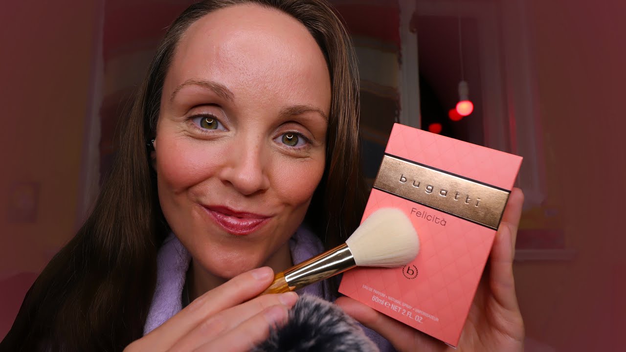 ASMR Gentle Perfume Show & Tell 💖 | My Newest Perfume | TAPPING, BRUSHING & TRACING | Whispered