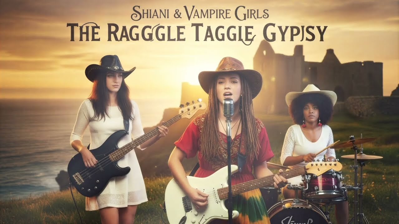 The Raggle Taggle Gypsy - REGGAE COVER  | Shani & Vampire Girls | (Traditional Folk Remake)