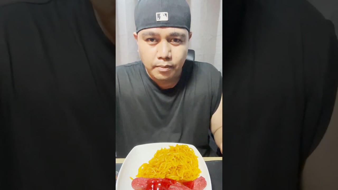 Pancit Palabok + Hotdog Mukbang | Pinoy Almusal 