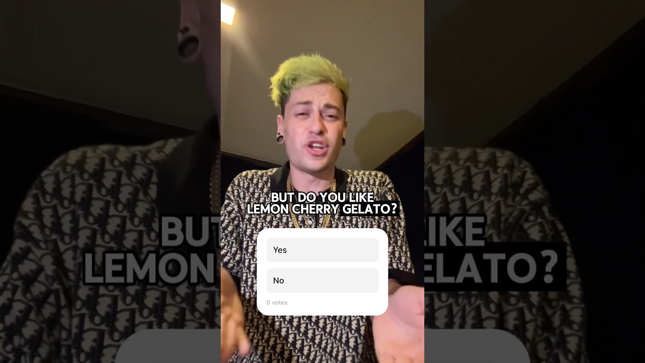 Do you like lemon cherry gelato?