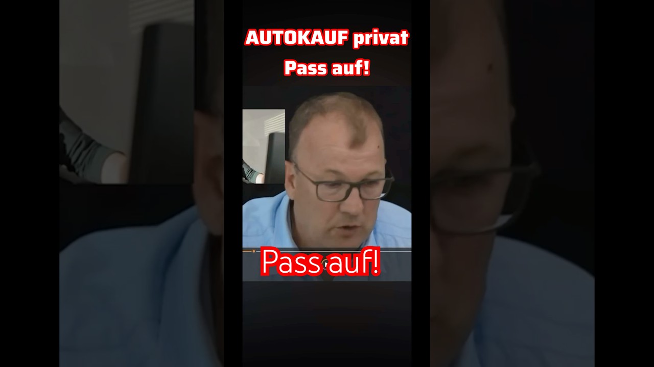 Privater Autokauf: Erstes Warnsignal.