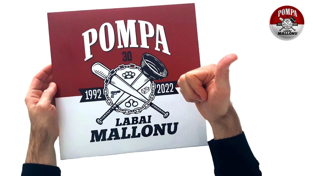 I&scaron;pakuojam grupės POMPA plok&scaron;telę Labai Mallonu