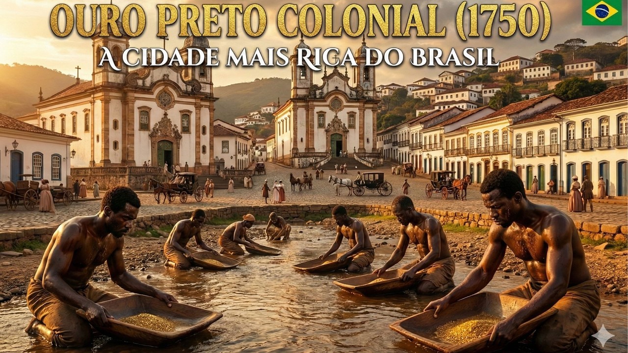 Como Era Viver em Ouro Preto Colonial (1750): A Cidade Mais Rica do Brasil