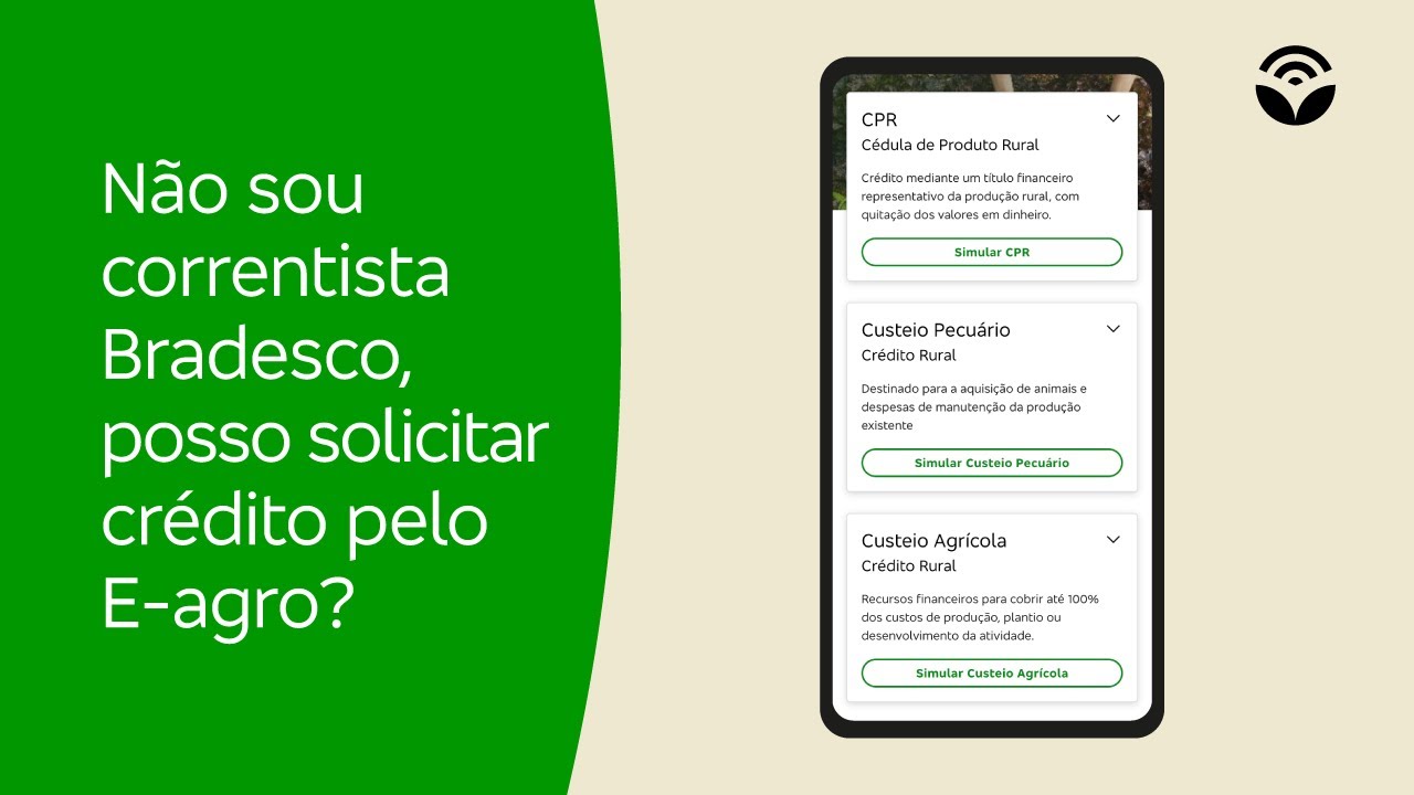 Quer solicitar crédito no E-agro, mas não é correntista? Veja o que fazer!