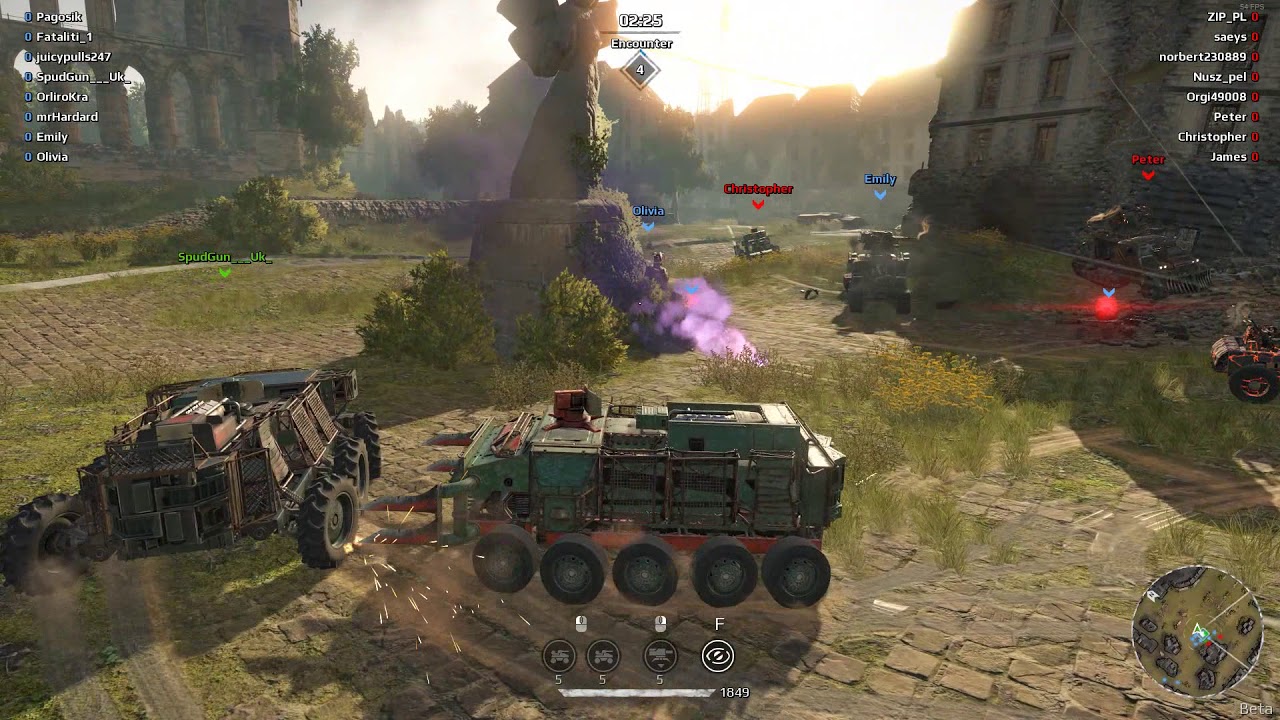 crossout best fuse build 5 kills match