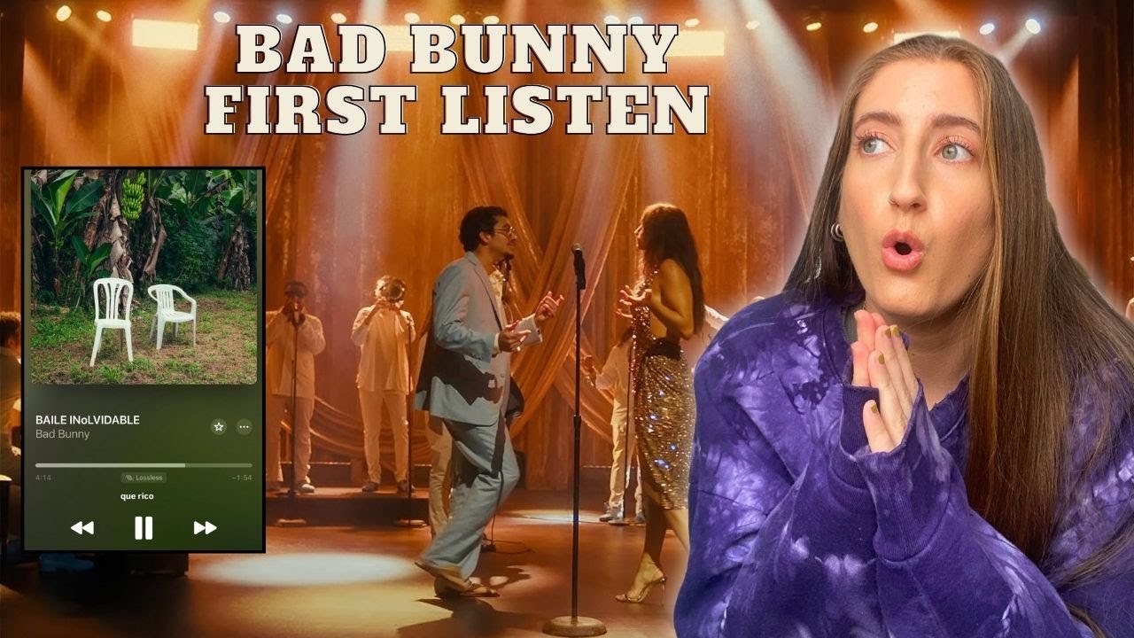 FIRST TIME LISTENING TO BAD BUNNY | Baile Inolvidable Reaction #baileinolvidable #badbunny