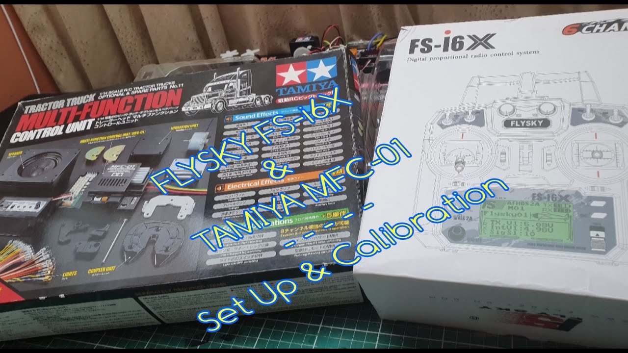 FLYSKY FS-i6X & Tamiya MFC-01 Set Up & Calibration