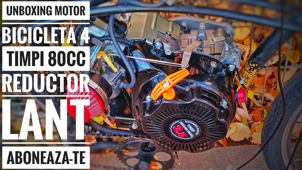 UNBOXING MOTOR 4T 80cc BICICLETA!