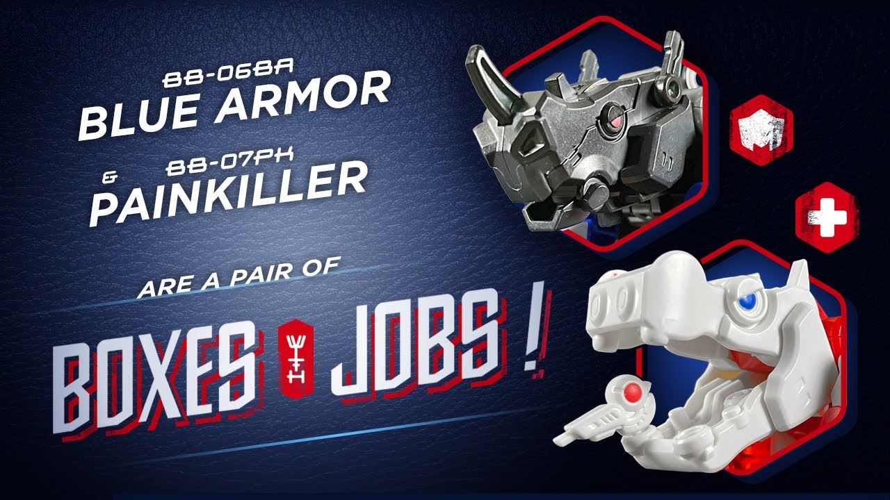 52Toys Beastbox BB-06BA Blue Armor and BB-07PK Painkiller Are Boxes With Jobs! Review and Demo