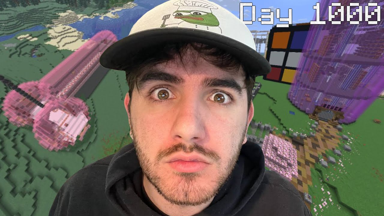 1000 GIORNI nel mio MONDO Minecraft Hardcore – TOUR COMPLETO beyek0.6
