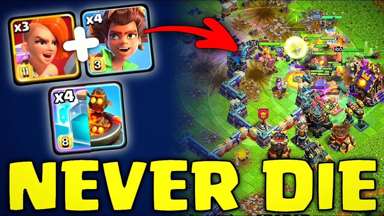 Furnace FireMite Clone | Root Rider + Super Valkyrie Attack Strategy | Coc