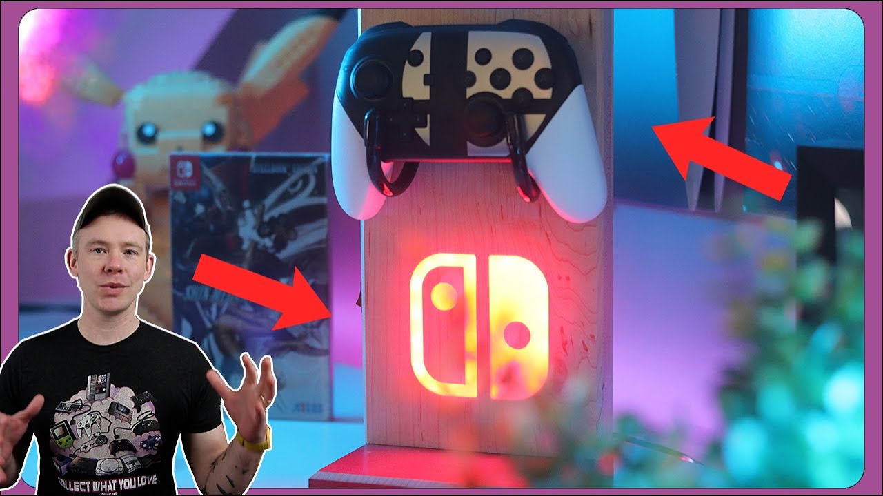 Customizable Controller Display stand - Switch Xbox PlayStation  devotedsaintretro