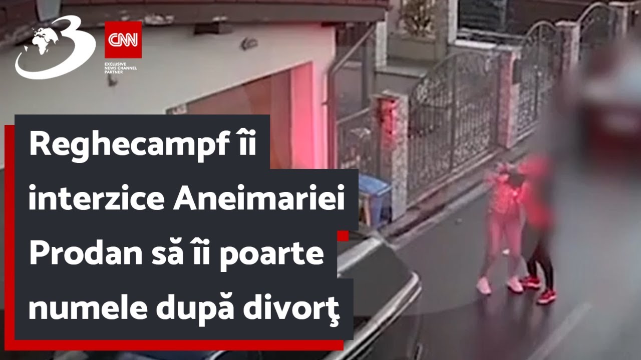 Reghecampf &icirc;i interzice Aneimariei Prodan să &icirc;i poarte numele după divorţ