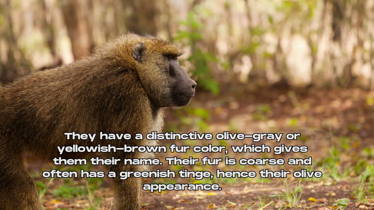 3 Facts you didn't know about the Olive Baboon