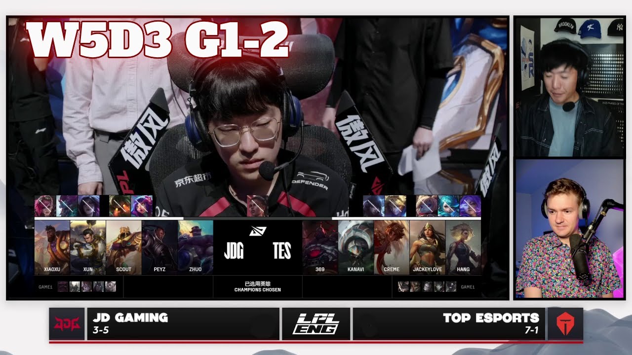 JGD vs TES - Game 2 | Week 5 Day 3 LPL Summer 2025 Split 3 | JD Gaming vs Top Esports G2 full