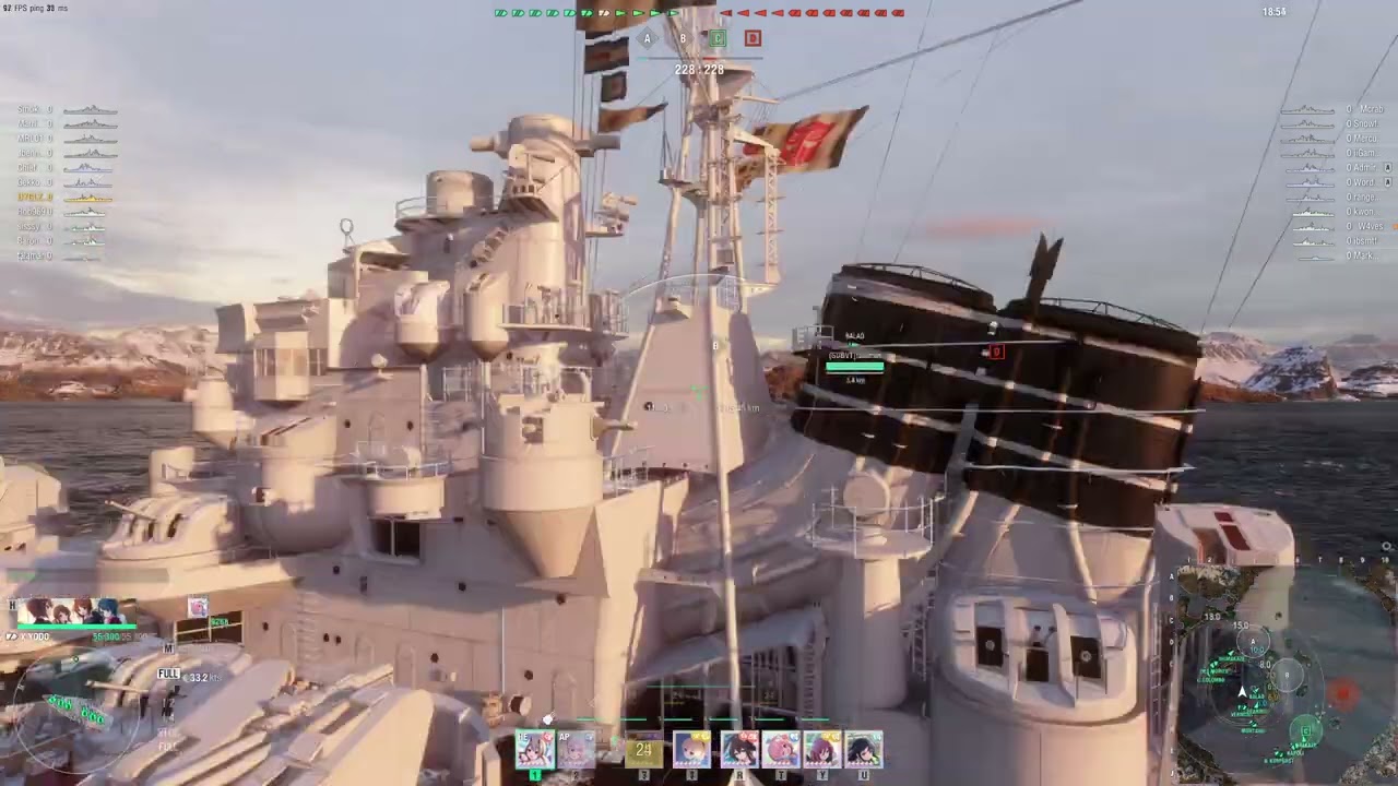 World of Warships:1 Round of T10 IJN Yodo (UYGLZ-BGM: A Single Misplay Will Get Me Killed)